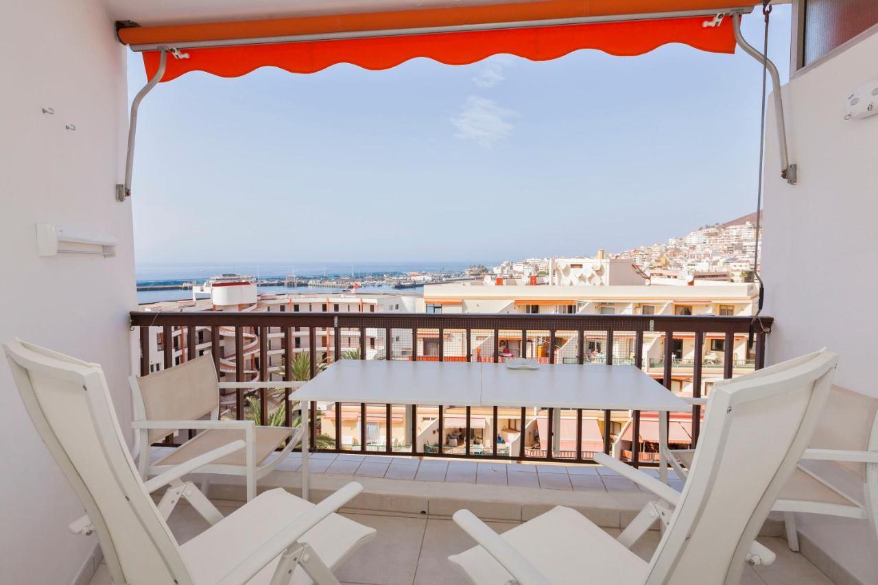 Апартаменты First Line Sea, Luxury Penthouse, Sea And Sunset View Vivenda Vacational Guayero 618 Лос Кристианос Экстерьер фото